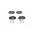 Jeu de 4 plaquettes de frein avant BOSCH 0 986 494 594 - Visuel 1