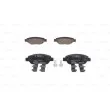 Jeu de 4 plaquettes de frein avant BOSCH 0 986 494 606 - Visuel 1