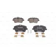 Jeu de 4 plaquettes de frein avant BOSCH 0 986 494 607 - Visuel 1