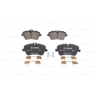 Jeu de 4 plaquettes de frein avant BOSCH 0 986 494 607