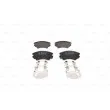 Jeu de 4 plaquettes de frein avant BOSCH 0 986 494 609 - Visuel 1
