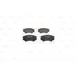 Jeu de 4 plaquettes de frein avant BOSCH 0 986 494 609 - Visuel 3