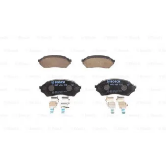 Jeu de 4 plaquettes de frein avant BOSCH 0 986 494 616