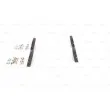 Jeu de 4 plaquettes de frein avant BOSCH 0 986 494 616 - Visuel 2