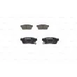 Jeu de 4 plaquettes de frein avant BOSCH 0 986 494 618 - Visuel 3