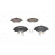 Jeu de 4 plaquettes de frein avant BOSCH 0 986 494 625 - Visuel 1