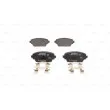 Jeu de 4 plaquettes de frein avant BOSCH 0 986 494 629 - Visuel 1