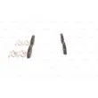 Jeu de 4 plaquettes de frein avant BOSCH 0 986 494 629 - Visuel 2