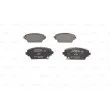 Jeu de 4 plaquettes de frein avant BOSCH 0 986 494 633 - Visuel 3