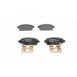 Jeu de 4 plaquettes de frein arrière BOSCH 0 986 494 634 - Visuel 1
