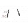 Jeu de 4 plaquettes de frein avant BOSCH 0 986 494 644 - Visuel 2