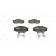 Jeu de 4 plaquettes de frein avant BOSCH 0 986 494 650 - Visuel 1