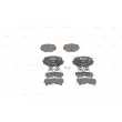 Jeu de 4 plaquettes de frein avant BOSCH 0 986 494 655 - Visuel 1