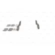 Jeu de 4 plaquettes de frein avant BOSCH 0 986 494 655 - Visuel 2