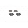 Jeu de 4 plaquettes de frein avant BOSCH 0 986 494 655 - Visuel 3
