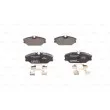 Jeu de 4 plaquettes de frein avant BOSCH 0 986 494 656 - Visuel 1