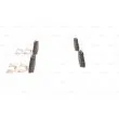 Jeu de 4 plaquettes de frein avant BOSCH 0 986 494 656 - Visuel 2