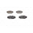 Jeu de 4 plaquettes de frein avant BOSCH 0 986 494 656 - Visuel 3