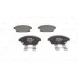 Jeu de 4 plaquettes de frein avant BOSCH 0 986 494 657 - Visuel 1