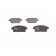 Jeu de 4 plaquettes de frein avant BOSCH 0 986 494 657 - Visuel 3