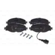 Jeu de 4 plaquettes de frein avant BOSCH 0 986 494 660 - Visuel 1