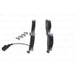 Jeu de 4 plaquettes de frein avant BOSCH 0 986 494 660 - Visuel 2