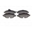 Jeu de 4 plaquettes de frein avant BOSCH 0 986 494 660 - Visuel 3
