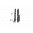 Jeu de 4 plaquettes de frein avant BOSCH 0 986 494 663 - Visuel 2