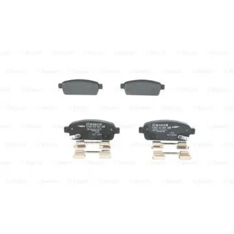 Jeu de 4 plaquettes de frein arrière BOSCH 0 986 494 666