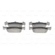 Jeu de 4 plaquettes de frein avant BOSCH 0 986 494 697 - Visuel 3