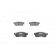 Jeu de 4 plaquettes de frein avant BOSCH 0 986 494 700 - Visuel 1