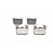 Jeu de 4 plaquettes de frein avant BOSCH 0 986 494 701 - Visuel 1