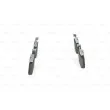Jeu de 4 plaquettes de frein avant BOSCH 0 986 494 701 - Visuel 2