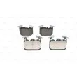 Jeu de 4 plaquettes de frein avant BOSCH 0 986 494 701 - Visuel 3