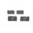 Jeu de 4 plaquettes de frein avant BOSCH 0 986 494 702 - Visuel 1