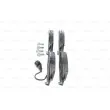 Jeu de 4 plaquettes de frein avant BOSCH 0 986 494 704 - Visuel 2