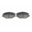Jeu de 4 plaquettes de frein avant BOSCH 0 986 494 704 - Visuel 3