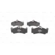 Jeu de 4 plaquettes de frein avant BOSCH 0 986 494 709 - Visuel 1