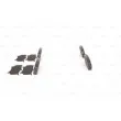 Jeu de 4 plaquettes de frein avant BOSCH 0 986 494 711 - Visuel 2
