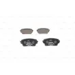 Jeu de 4 plaquettes de frein avant BOSCH 0 986 494 711 - Visuel 3