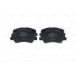 Jeu de 4 plaquettes de frein avant BOSCH 0 986 494 712 - Visuel 1