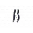 Jeu de 4 plaquettes de frein avant BOSCH 0 986 494 712 - Visuel 2