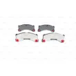 Jeu de 4 plaquettes de frein avant BOSCH 0 986 494 757 - Visuel 3