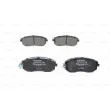 Jeu de 4 plaquettes de frein avant BOSCH 0 986 494 761 - Visuel 1