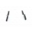 Jeu de 4 plaquettes de frein avant BOSCH 0 986 494 761 - Visuel 2