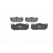 Jeu de 4 plaquettes de frein avant BOSCH 0 986 494 762 - Visuel 3