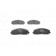 Jeu de 4 plaquettes de frein avant BOSCH 0 986 494 769 - Visuel 1