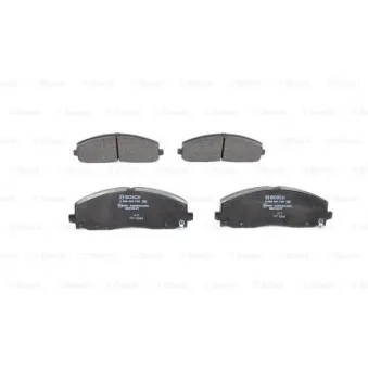 Jeu de 4 plaquettes de frein avant BOSCH 0 986 494 769