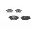Jeu de 4 plaquettes de frein avant BOSCH 0 986 494 792 - Visuel 1