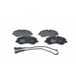 Jeu de 4 plaquettes de frein avant BOSCH 0 986 494 844 - Visuel 1